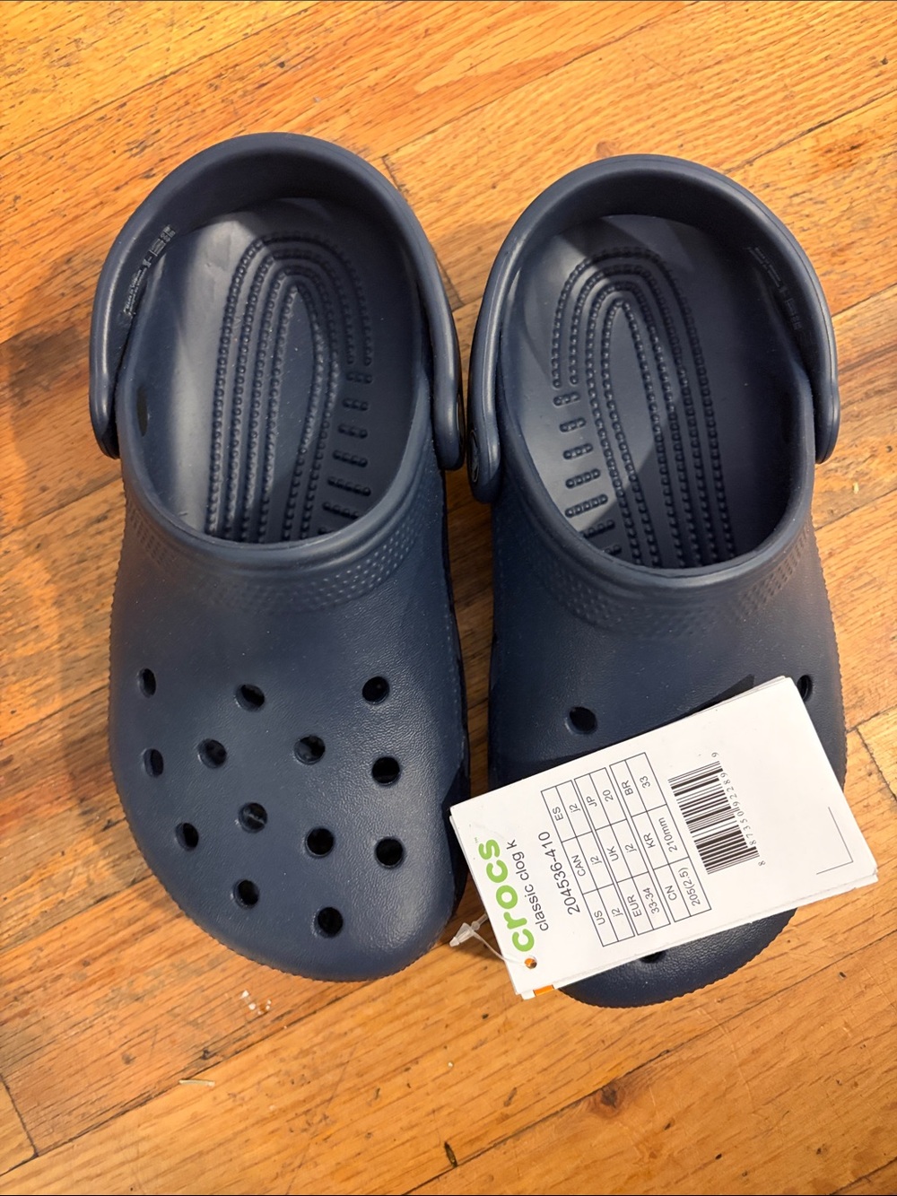 CROCS Kids Classicin Navy Blue